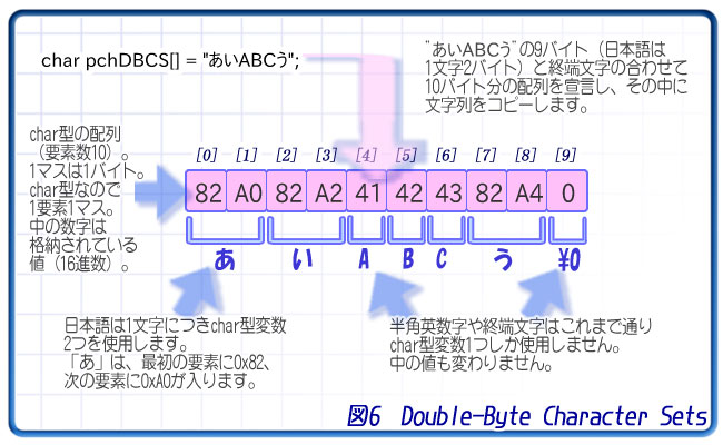 図6 Double-Byte Character Sets